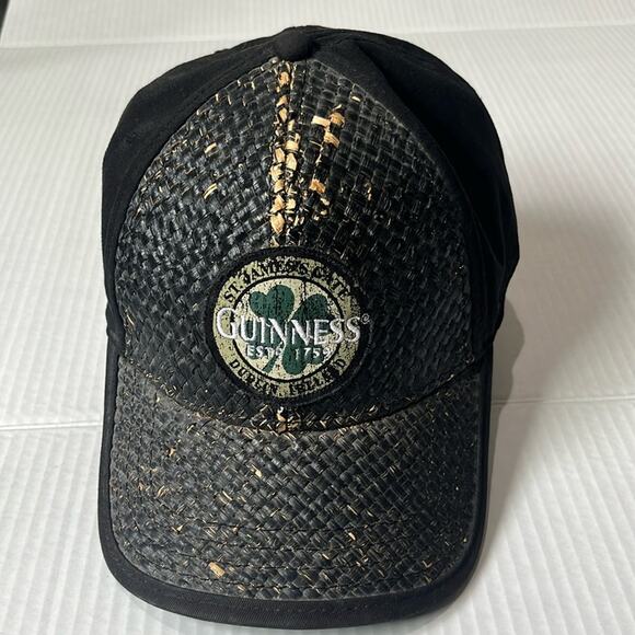 Guinness Official 1759 Merchandise Hat Cap Straw Cotton - Picture 1 of 8